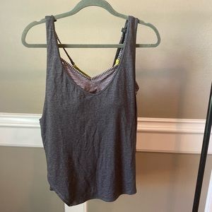 Lululemon tank top with bra